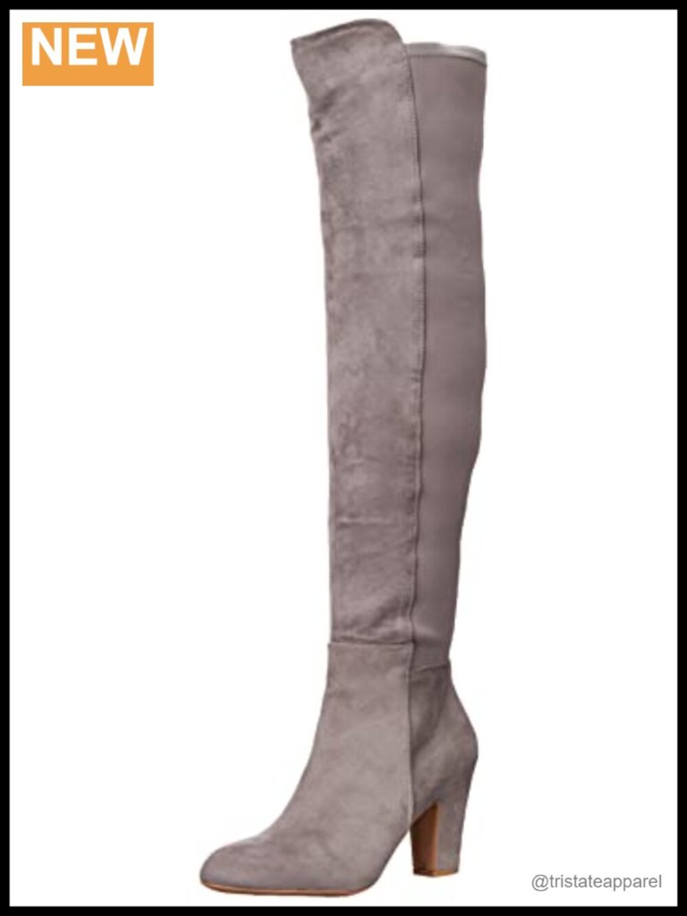Faux Suede Fashion Bootie with Wrapped Heel